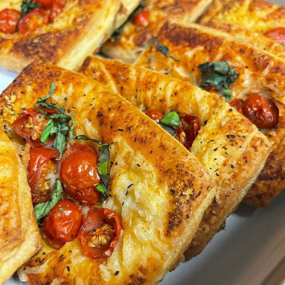 Tomato & Basil Puff Pastry