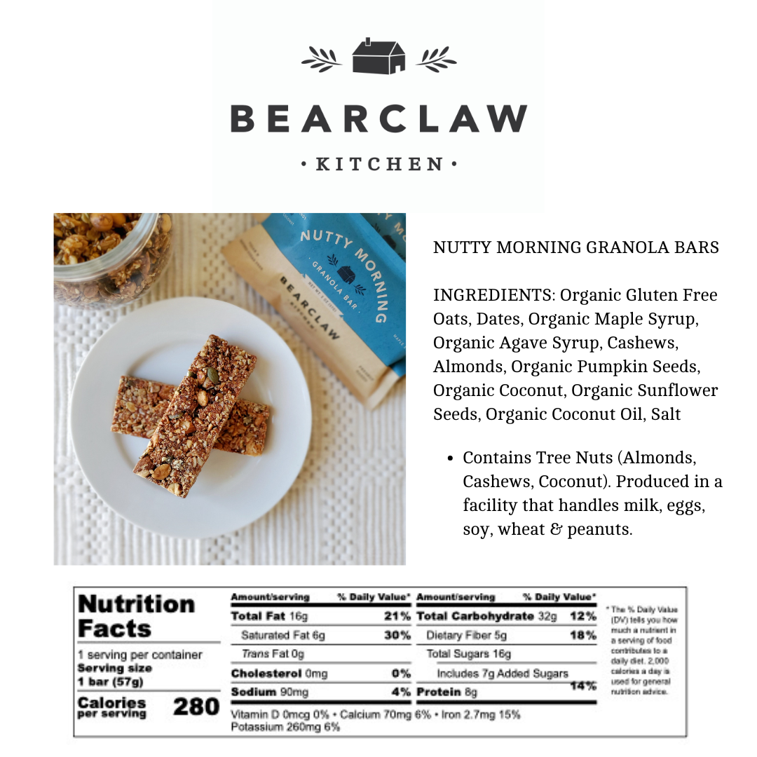 Nutty Morning Granola Bar