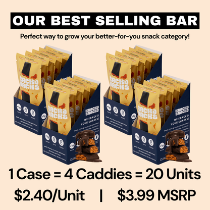 Low Sugar Keto Candy - PB Caramel Crunch (Gluten-Free Vegan)
