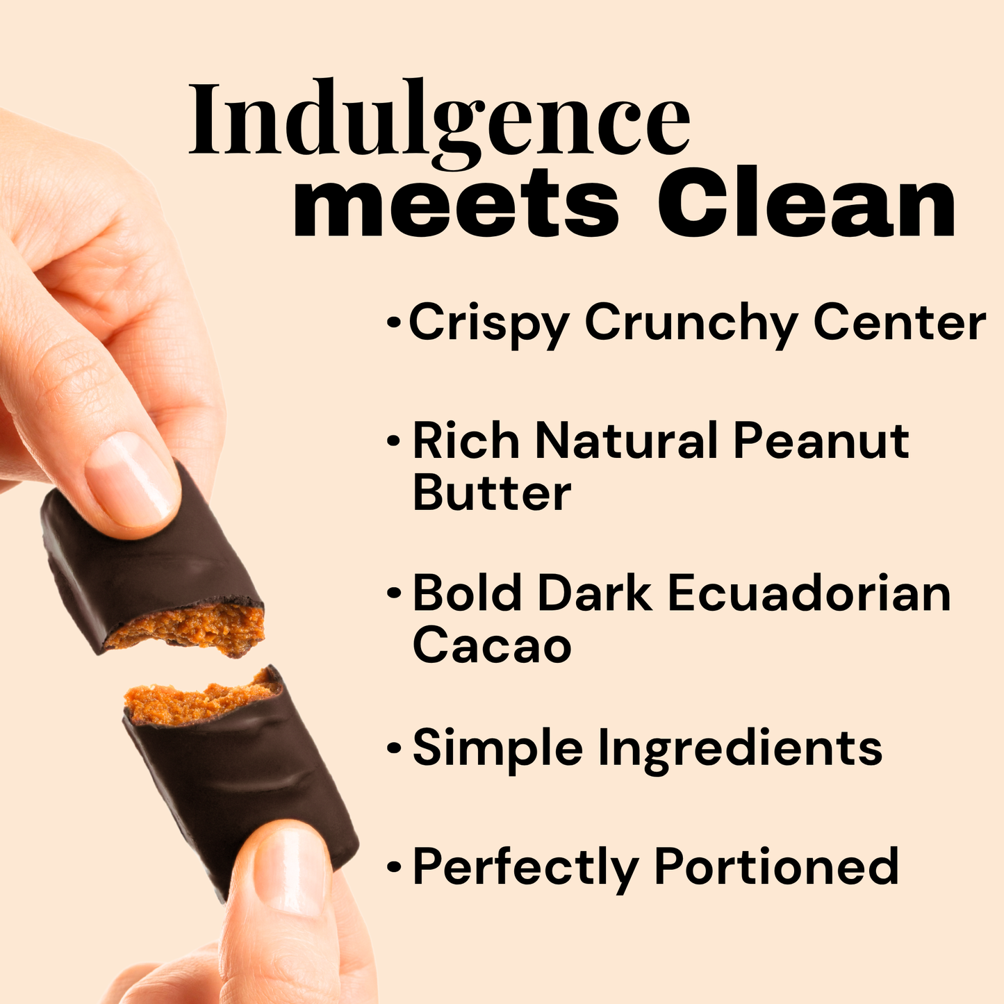 Low Sugar Keto Candy - PB Caramel Crunch (Gluten-Free Vegan)